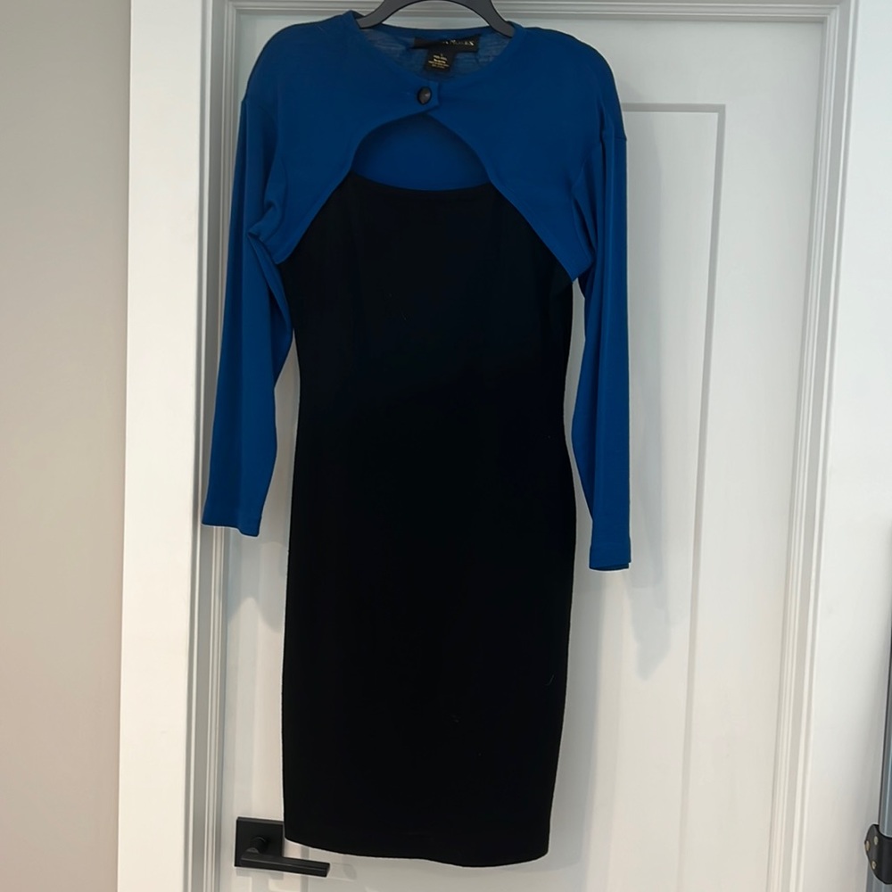 Rebecca Moses early 90s vintage dress with shoulder pads